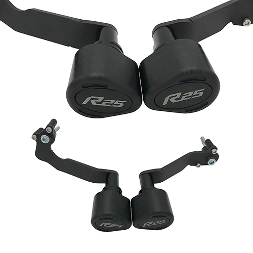 R25 Black Мотоцикл YZF R3 R25 рамка Обтекатели ползунов Защита протектор для Yamaha YZFR3 YZF-R3 YZFR25 YZF-R25 20 - Цвет: R25 Black