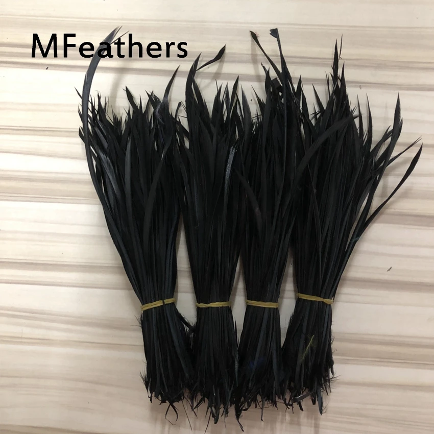 

500PCS/LOT 5-8" 13-20CM Stripped BLACK Goose Biots for Fly Tying ,craft goose duck feather for hats jewelrys accessorys cainival