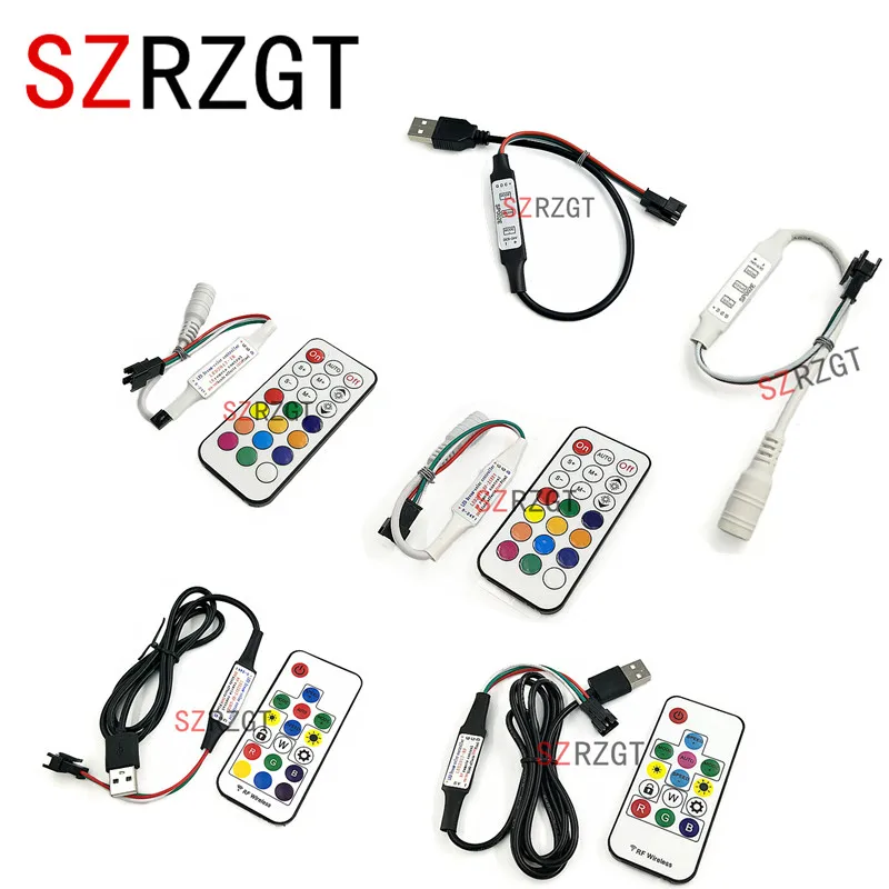 DC5V 24V мини RGB светодиодный контроллер для 5050 WS2811 ws2812b Светодиодная лента Dream