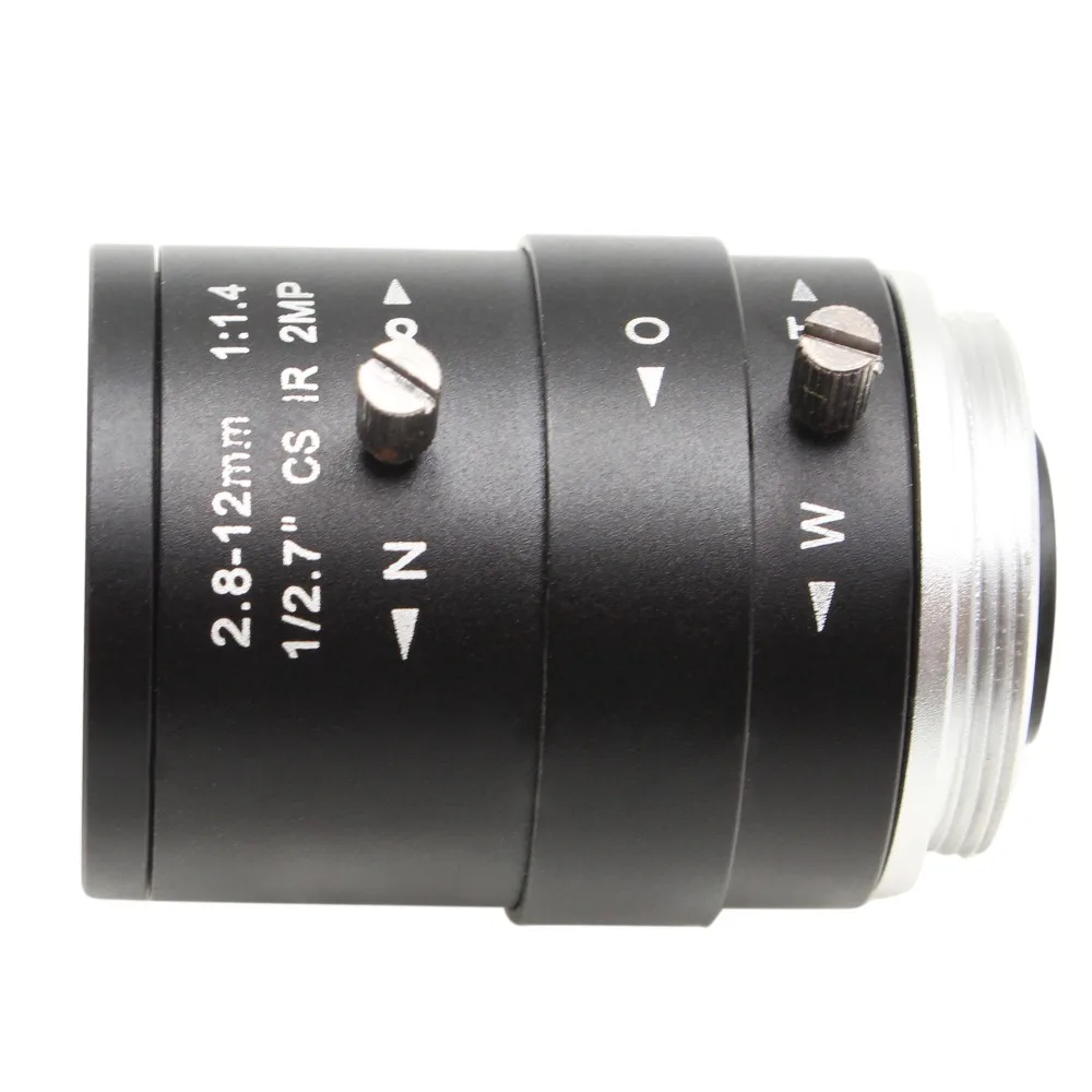 

HD CCTV Camera Lens 2.8-12mm Varifocal HD Security Camera Lens Manual Zoom & Focus M12/ CS Mount