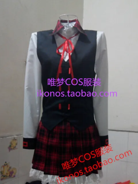 2016 индивидуальный костюм для косплея Akame Ga Kill Zero Челси школьная форма|costume