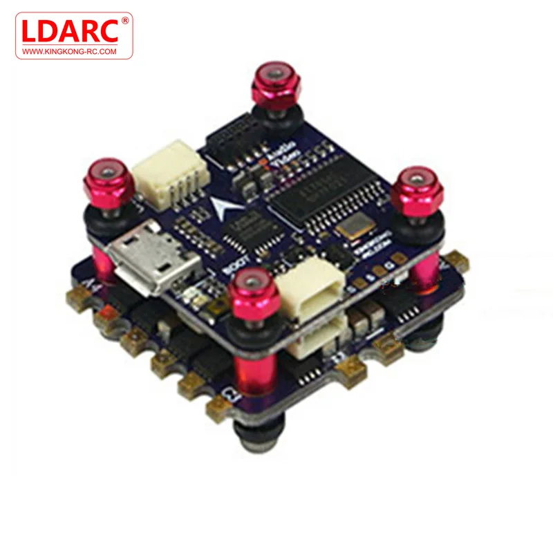 Контроллер полета LDARC/Kingkong 20*20 мм 2 слоя KK Flytower 12A 20A BLheli_S ESC & BETAFLIGHT F4 с OSD для RC