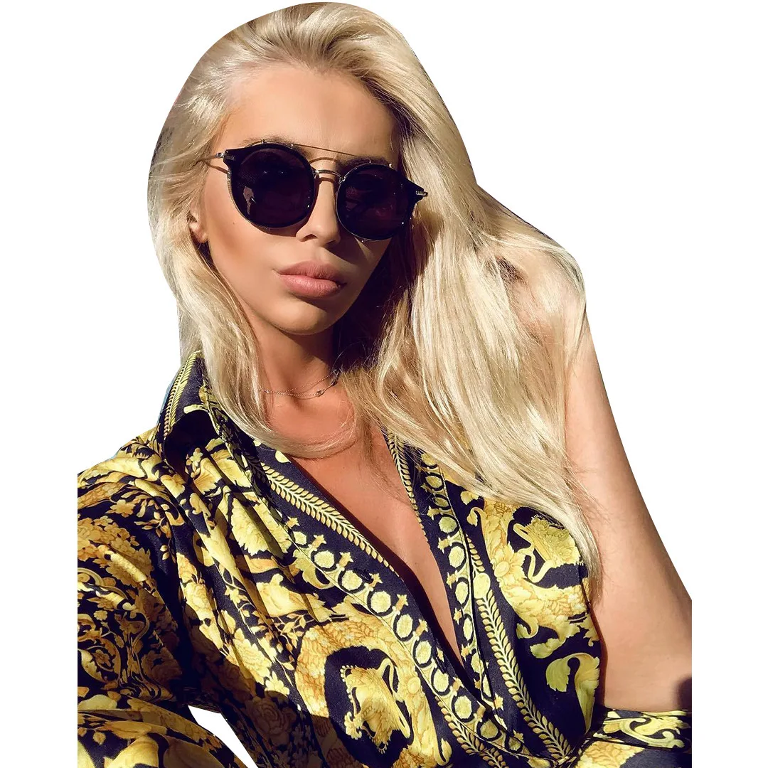 2019 Весна/Лето европейский и американский женский модный принт сексуальное