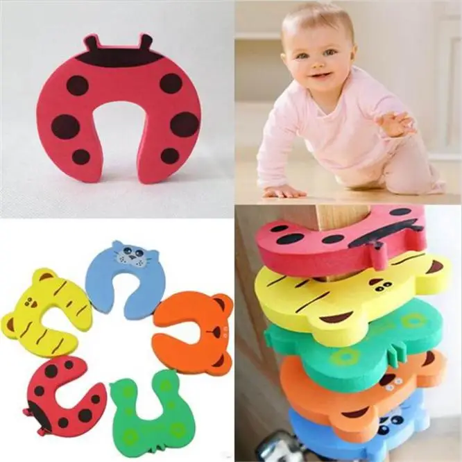 Creative home security doors Carmen cartoon clip door stop anti- hand child safety gate card folder | Мать и ребенок