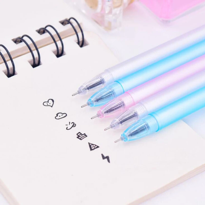 Cute Mermaid Tail Pen Kawaii Neutral Pens Creative Glitter Pendant Gel For Kids Gifts School Supplies Writing Stationery |