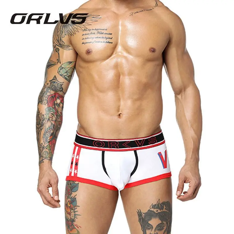 Трусы боксеры Мужские дышащие пикантное нижнее белье для бедер белье|Мужские