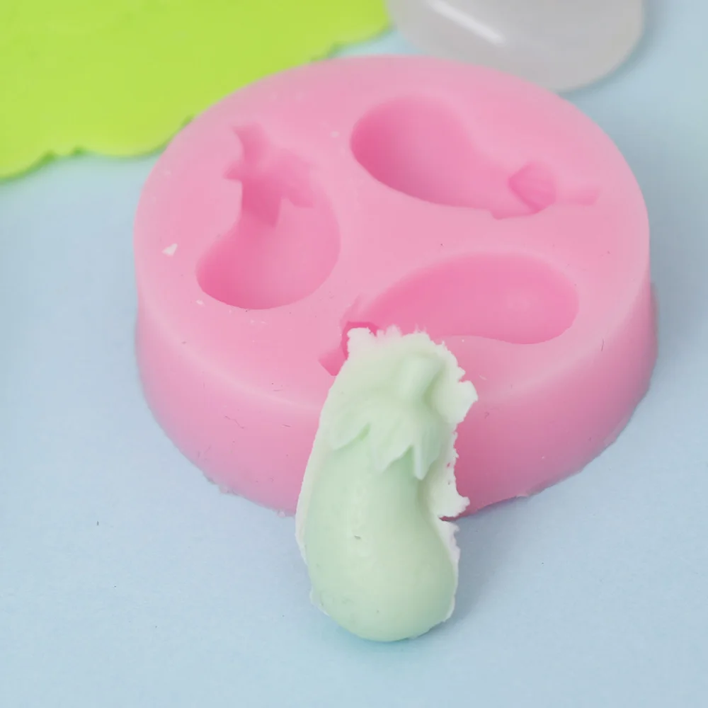 Баклажан Лебедь облако кактус 3D силиконовая форма для помадки торта кружевная