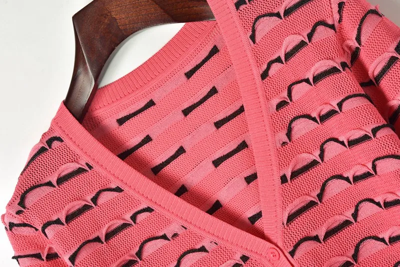 2019 роскошный дизайнер бренд весенний трикотаж шерстяной джемпер женский v