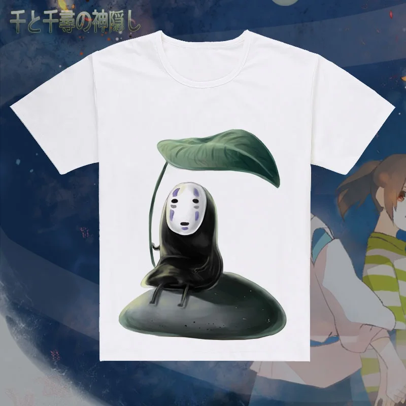 Spirited Away ogino chihiro T-Shirt Tee Cotton Casual T Shirt | Мужская одежда