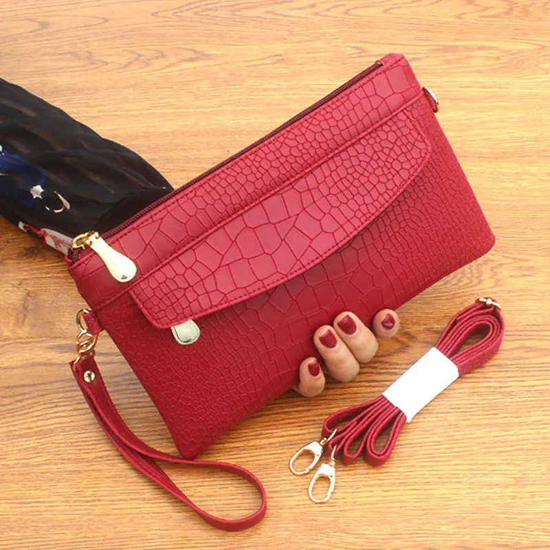 Модные женские клатчи повседневный женский клатч крокодиловый узор несколько