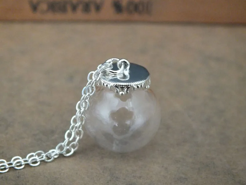 Бесплатная Доставка! Стеклянная подвеска в виде флакона диаметром 20x12 мм