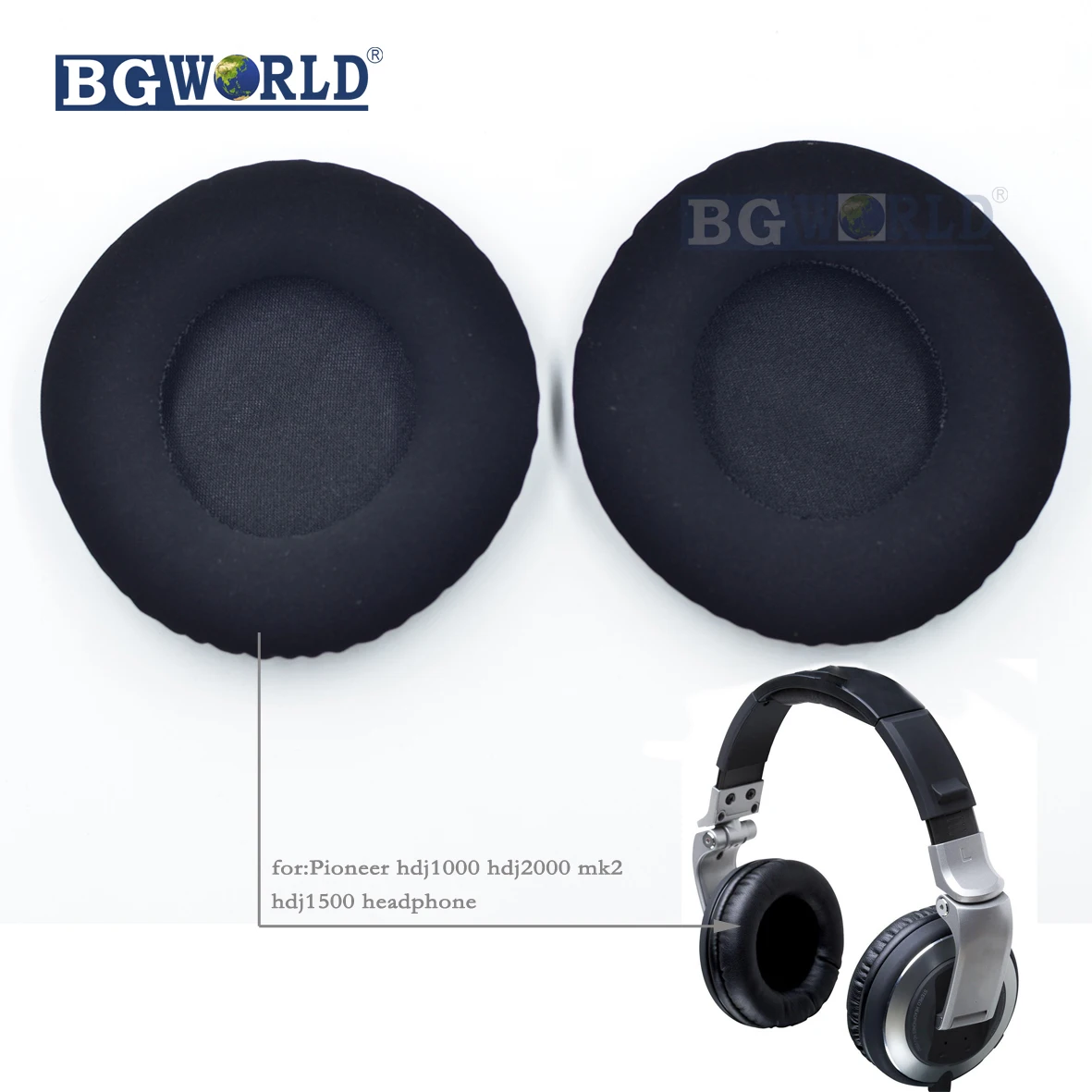 Наушники BGWORLD амбушюры Подушка для наушников Pioneer hdj1000 HDJ 1000 hdj2000 mk2 hdj1500 гарнитура