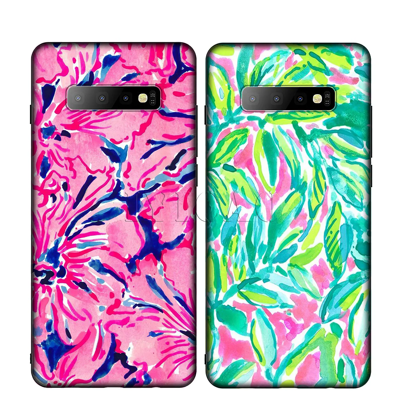 IYICAO розовый Sands Lily Pulitzer силиконовый мягкий чехол для телефона samsung Galaxy S10 S9 S8 Plus S6 S7