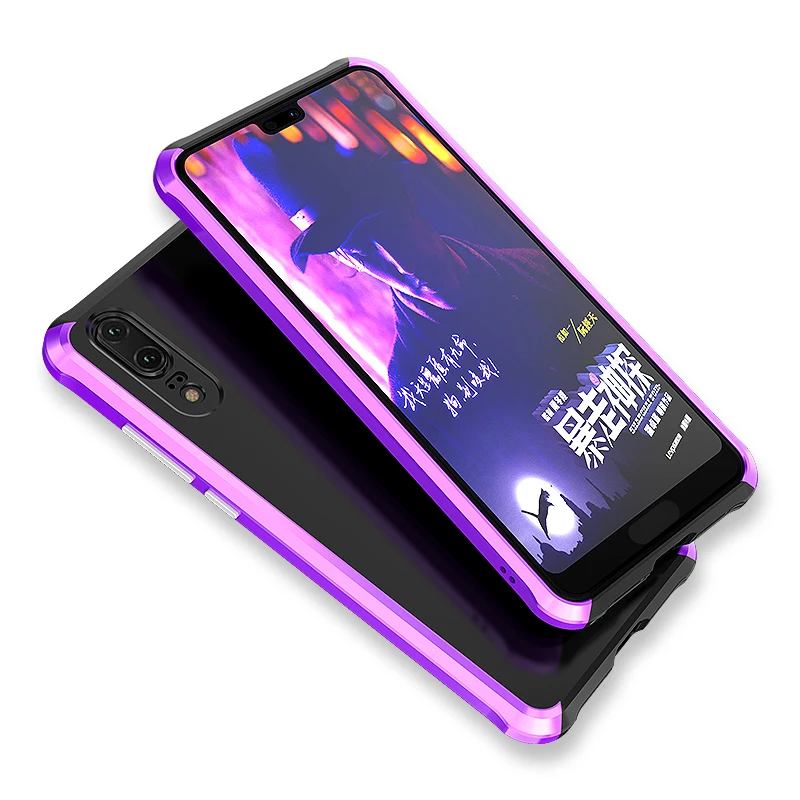 Роскошный металлический чехол для телефона Huawei P20 занятий спортом на открытом