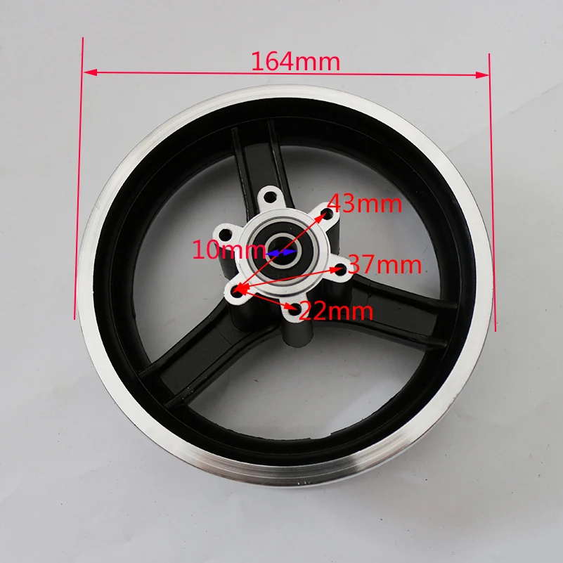 10x2.125 Tire Hub with belt brake for self balancing electric scooter self Smart Balance 10x2 10x2.125 tire hub self balance electrico scooter hoverboard skateboards kick gyroscooter smart hover boards overboard oxboard balancing boards