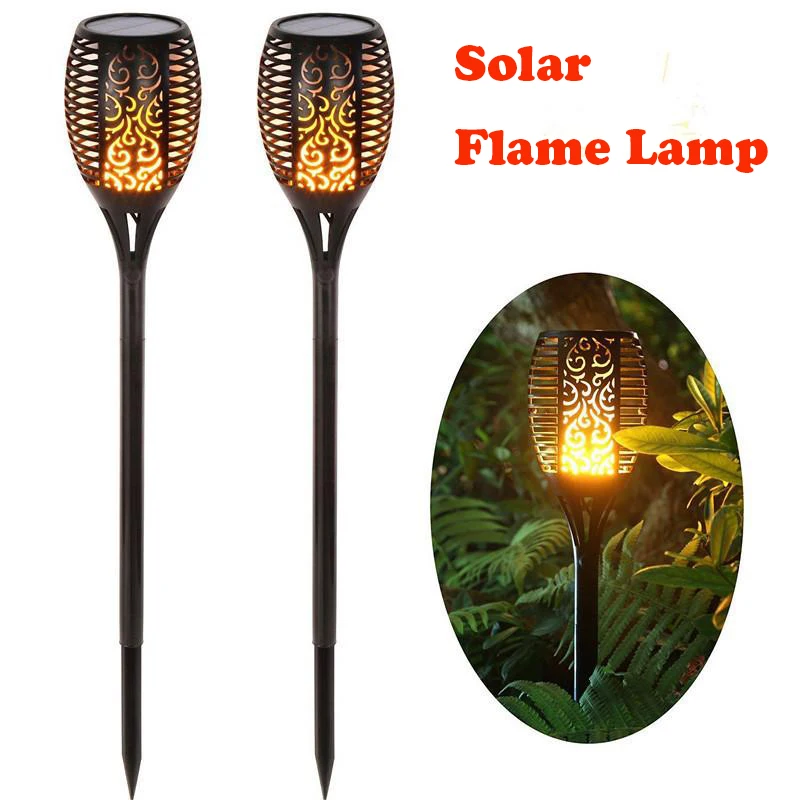 

Solar Lawn Lamp IP65 Waterproof 96 LED Dancing Flame Garden Light For Outdoor Yard Holiday Pathway Decoration Lighting Lamps