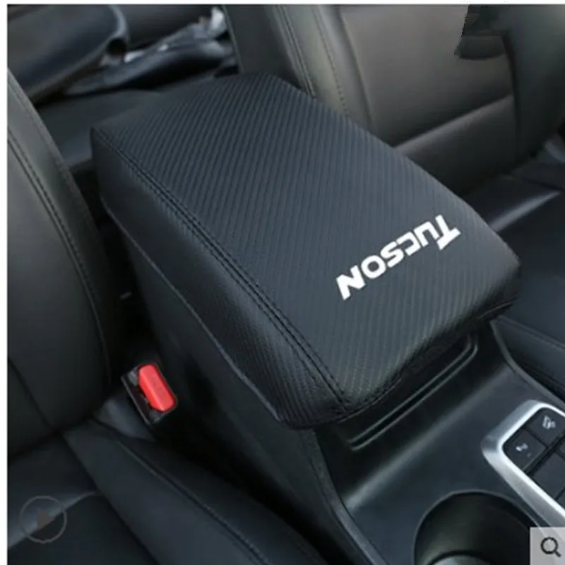 Автомобильный подлокотник коробка кобура искусственная кожа 3 цвета для hyundai Tucson аксессуары автомобиль-Стайлинг(только - Цвет: F