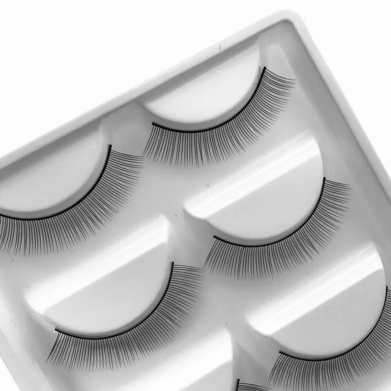 5 Pairs/Set False Eyelashes Handmade Training Lashes For Beginners Eyelash Extensions Beauty Salon Student Practice