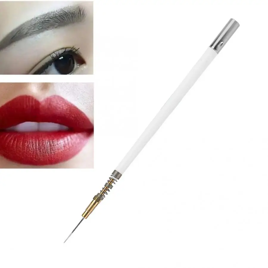 Одноразовая ручка игла для пирсинга Полуперманентная татуировка микроблейдинг