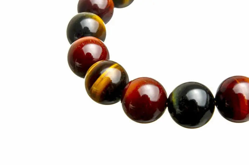 Натуральный 8 мм тигровый глаз красный синий желтый драгоценный камень бусины