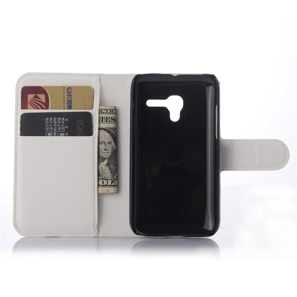 Cyboris чехол для Alcatel One Touch POP D3 OT 4035a 4035d 4035x4035 флип личи искусственная кожа с карт