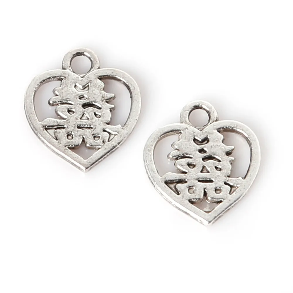 Горячая продажа 122 шт бытовые инструменты Смешанные 10 типов серебряных шармов