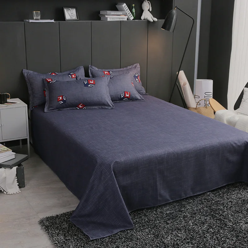UNIHOME роскошный полный/королева пододеяльник набор 300 нитей количество волокна реактивные постельные комплекты с принтом набор bangwang