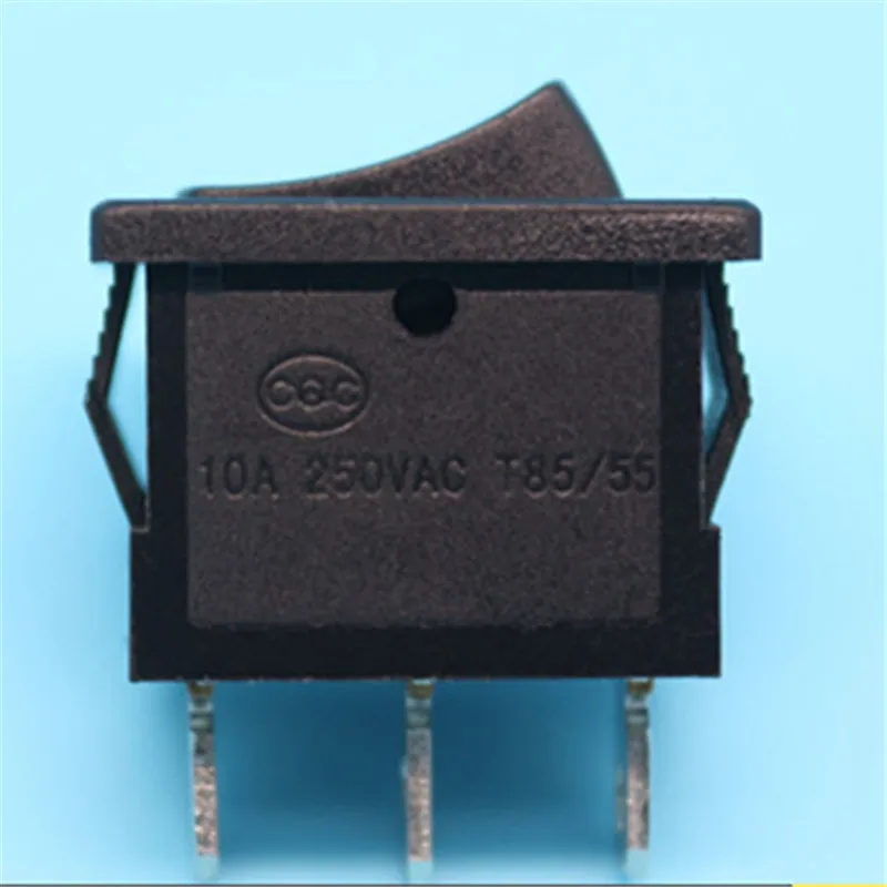 4 piecs KCD1 XW-601AB2 черный AC swicths 3 pin 2 позиция на off переключатель рокер для электронного