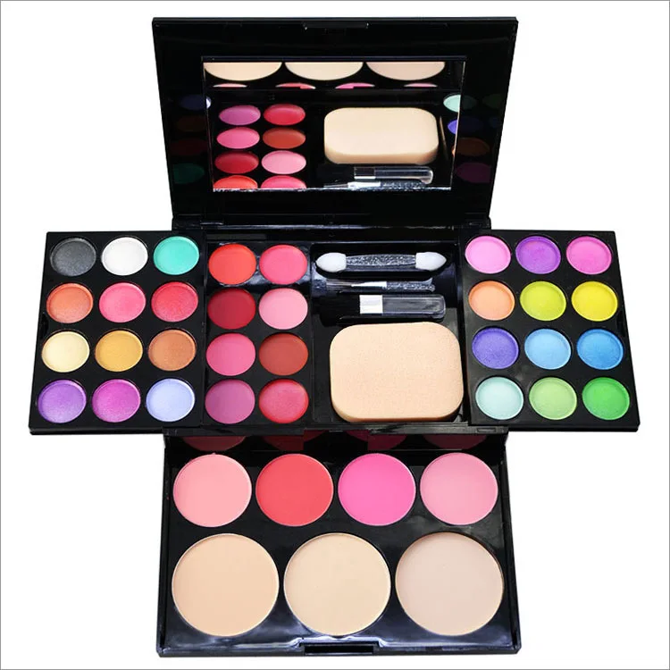

39pcs/set Colors Make Up Palette Kit Eye Shadow Blusher Powder Metallic Shimmer Foundation Powder Makeup set kit Hot