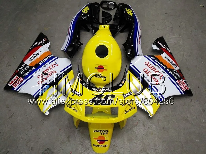 No. 4 Литые изделия для Honda NSR 250 R MC21 PGM3 NSR250R 90 91 92 93 94HM. 6 NSR250 R NSR250RR Красный Белый 1990 1991 1992 1993 обтекатели - Цвет: No. 4