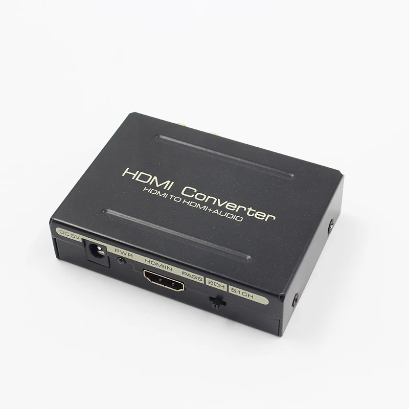Цифровой оптический аналоговый экстрактор 2 канала PCM стерео аудио Blu Ray Play 1080P HDMI в