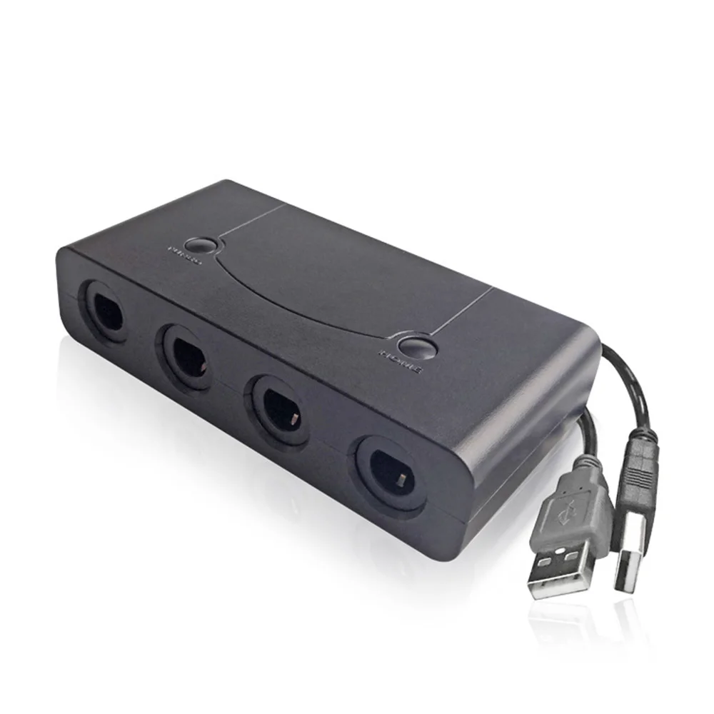 4 порта плеер для игровой куб контроллер адаптер Wii U переключения NS или PC Ручка