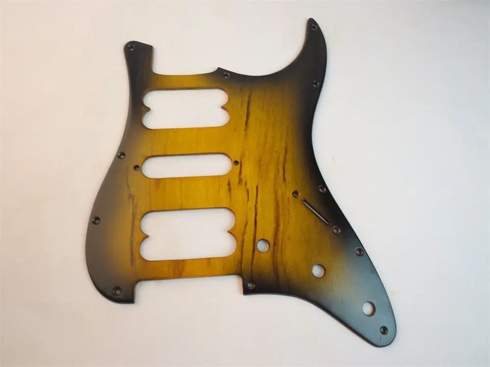 

1PCS solid Ailanthus wood GUITAR HSH Pickguard
