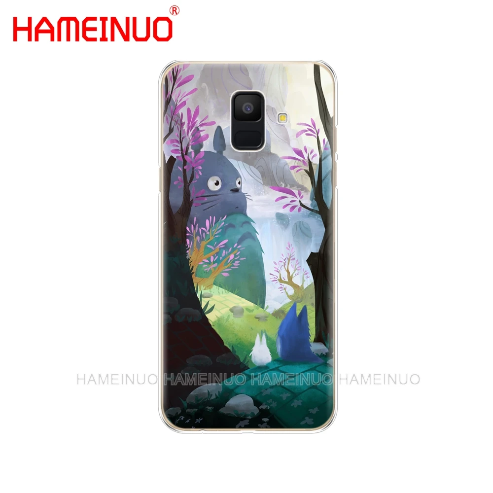 90525 HAMEINUO Мой сосед Тоторо аниме чехол для телефона для samsung Galaxy J4 J6 J8 A9 A7 A6 A8 PLUS j7 duo защитный чехол - Цвет: 90525