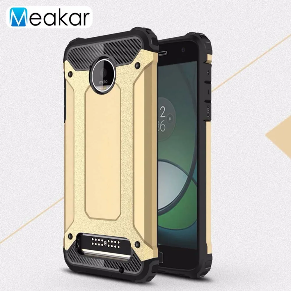 Shockproof Armor Coque Cover 5.5For Moto Z Play Case For Motorola Lenovo Dual Phone Back |