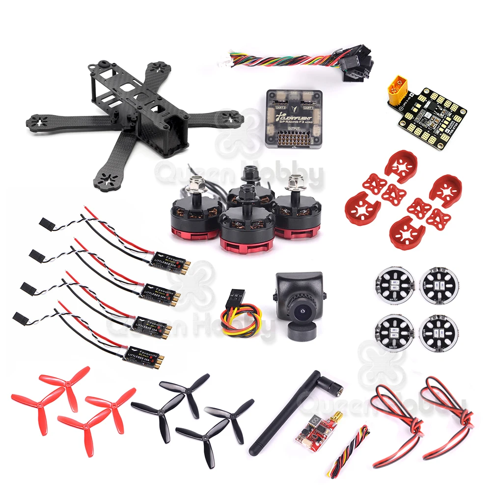 QAV-R 220X220 мм Квадрокоптер frame F3/F4 Контроллер полета RS2205 2300kv 30A-S Esc TS5828L trasmitter 700TVL