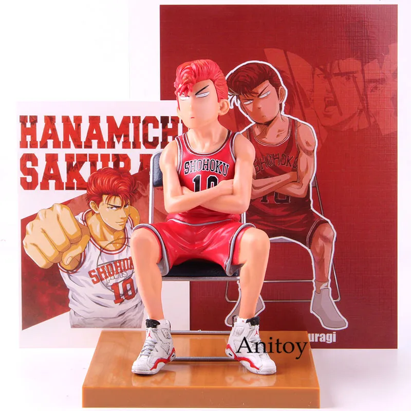 D without retail box Slam Dunk Hanamichi Sakuragi Rukawa Kaede Mitsui Hisashi Акаги Такенори Miyagi Ryota фигурка Коллекционная модель игрушки - Цвет: D without retail box