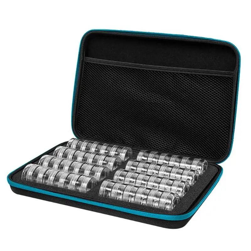 Blue 48 15/48 слотов алмазная живопись обечайки украшения для ногтей крестиком чехол держатель для дома со стразами для хранения Организатор сумка - Цвет: Blue 48