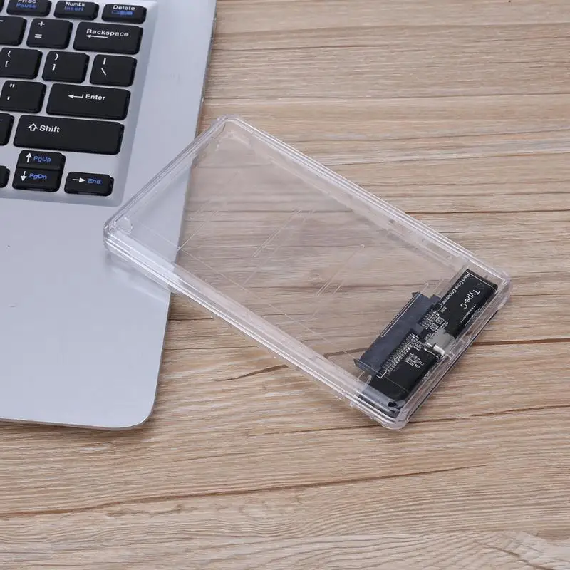Прозрачный чехол для жесткого диска 2 5 дюйма Type C на Sata 3 0 Гбит/с|hard drive enclosure|drive