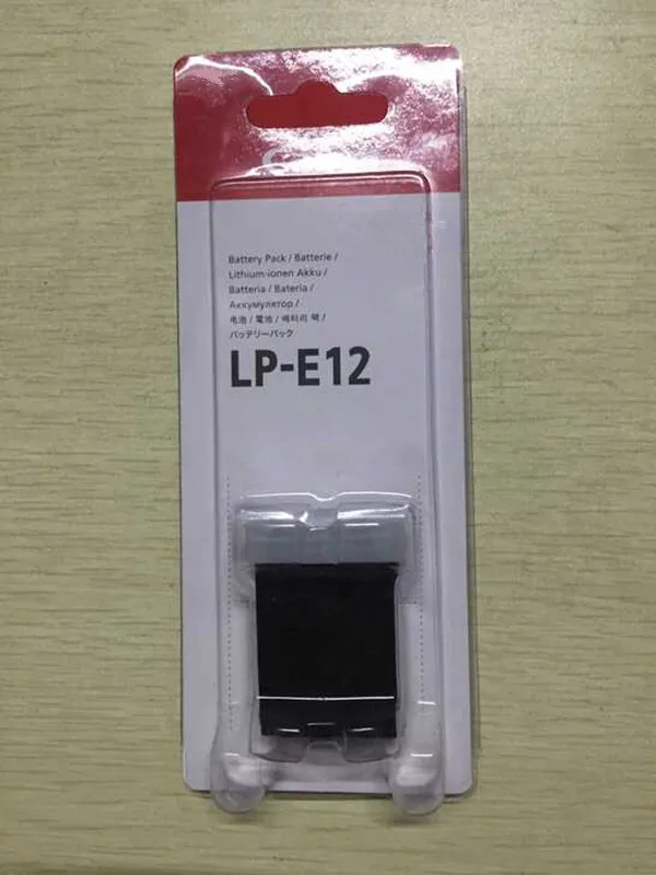 2 шт./лот 875 мА/ч, LP-E12 Батарея LP E12 LPE12 Камера Li-Ion Батарея для Canon EOS100D м M2 M10 M50 M100 EOS Kiss X7 Rebel SL1