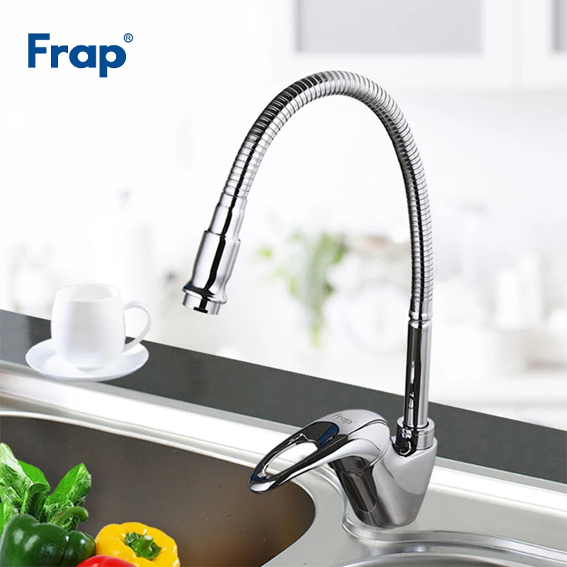 Смеситель для кухни FRAP смеситель холодной и горячей воды поворотный на 360