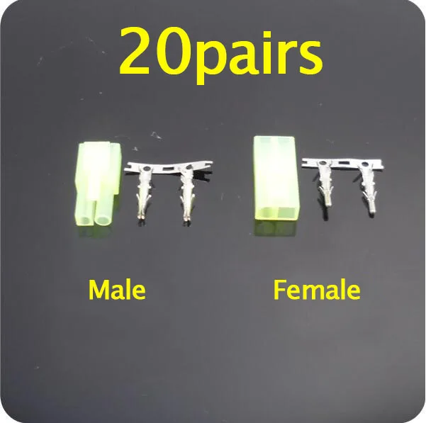 Бесплатная доставка 20 пар маленький/Большой Tamiya штекер аккумуляторного кабеля