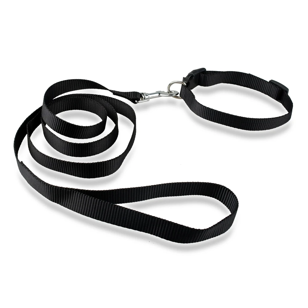 Нейлоновый собачий ошейник и набор свинцовых поводков для собак регулируемые