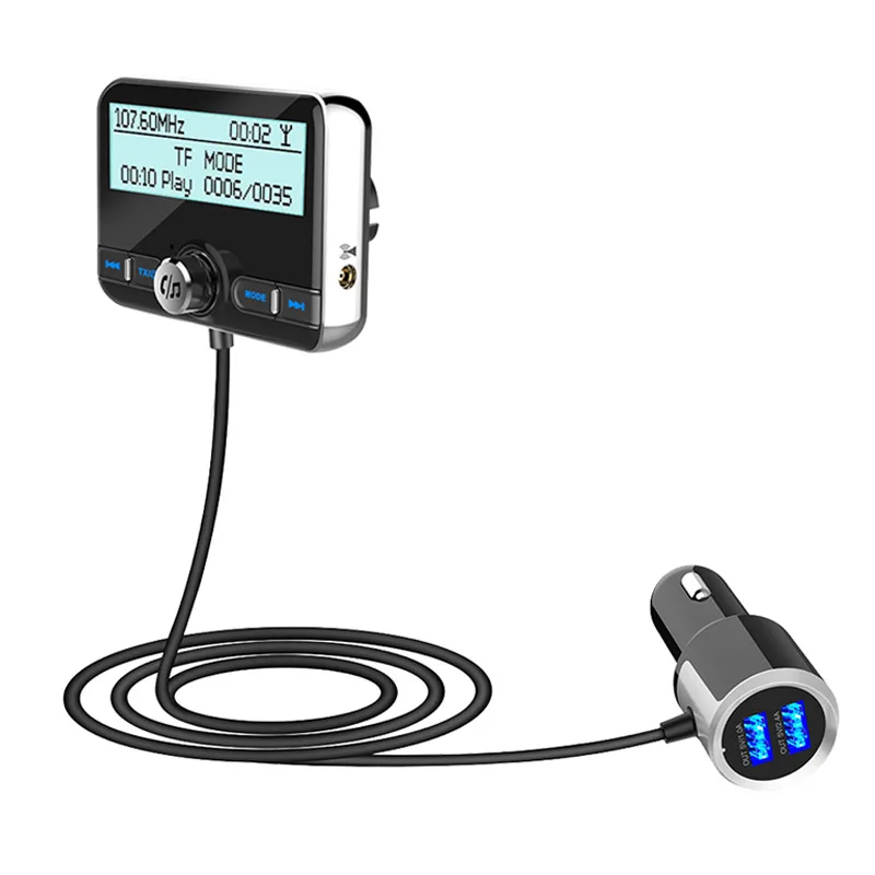 JaJaBor FM передатчик DAB цифровой аудио вещания автомобильный радиоприемник Bluetooth