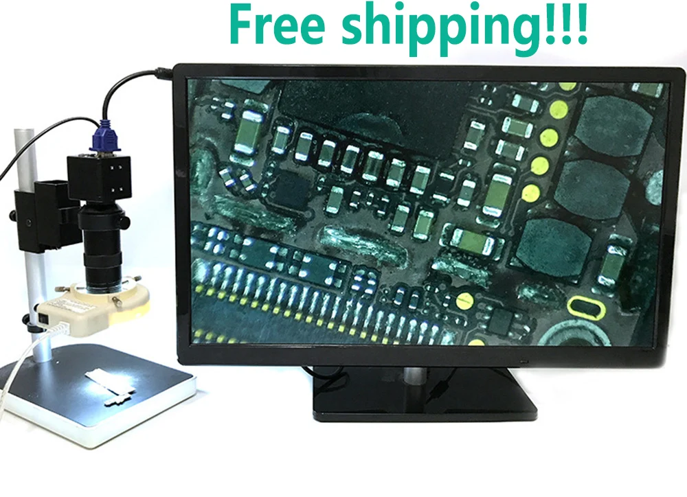 HDMI VGA 720P 13MP 1/3 &quot60F/S промышленность видео микроскоп камера C MOUNT объектив для
