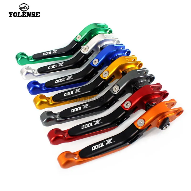 

For KAWASAKI Z1000 Z 1000 2007-2016 2008 2009 2010 2011 Motorcycle Accessories Folding Extendable Brake Clutch Levers LOGO Z1000