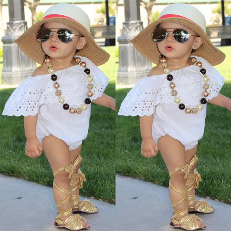 2017 Новый Модный Повседневный хлопковый комбинезон для маленьких девочек с