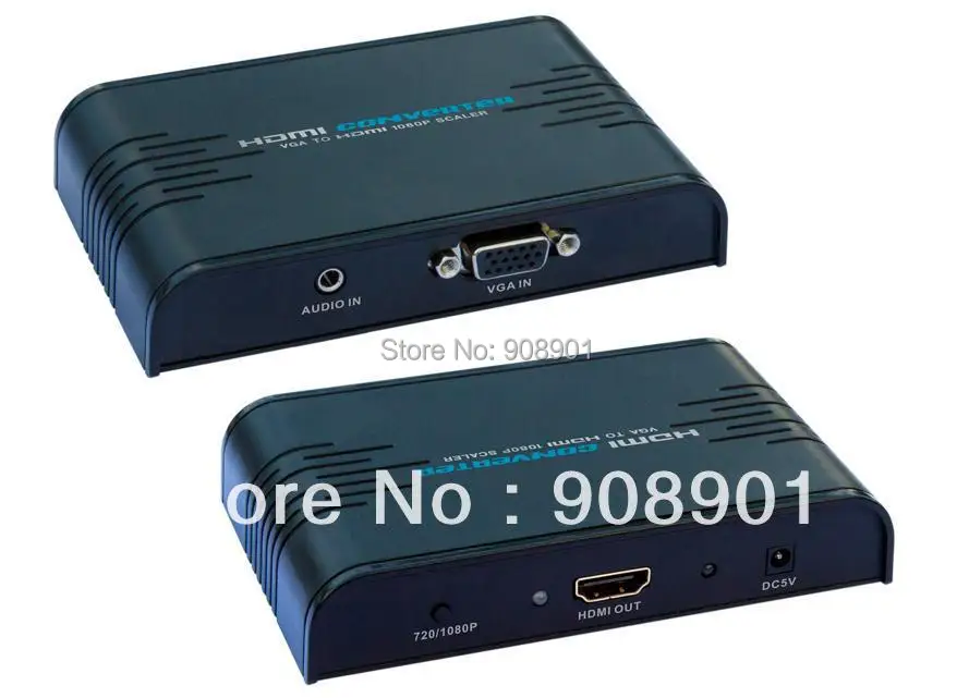 Бесплатная доставка Новинка 3 5 мм аудио VGA к HDMI ноутбук ПК 1080P видео конвертер с