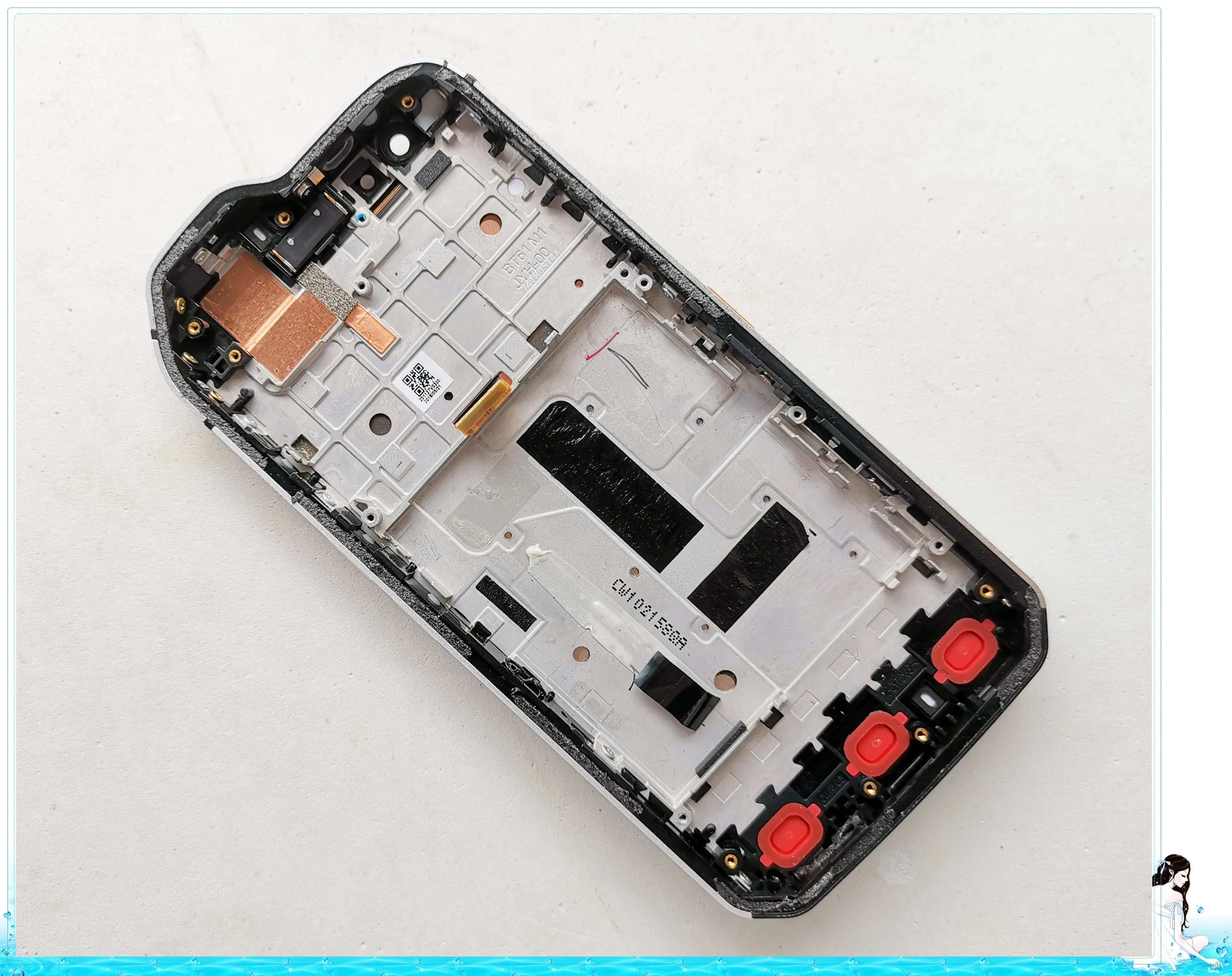 Б/у) рамка+ сенсорный+ ЖК для CAT S61