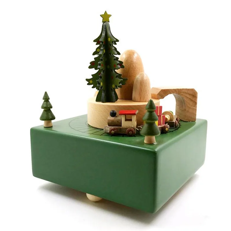 Креативная музыкальная шкатулка из бука happy forest | Дом и сад